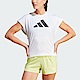 Adidas TI Logo T [IM4743] 女 短袖 上衣 亞洲版 運動 訓練 多功能 蝙蝠袖 吸濕排汗 白 product thumbnail 1