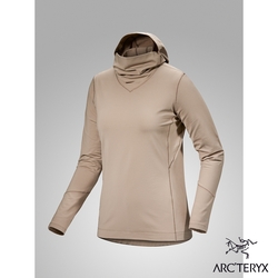 Arcteryx 始祖鳥 女 Rho 套頭衫 煙燻棕