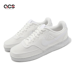 Nike 休閒鞋 Court Vision Low Canvas NN 男鞋 白 帆布 復古 低筒 小白鞋 DJ6260-100