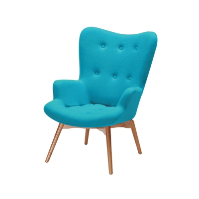 柏蒂家居-艾芭歐風設計休閒椅/單人沙發/主人椅(二色可選)-67x44x96cm