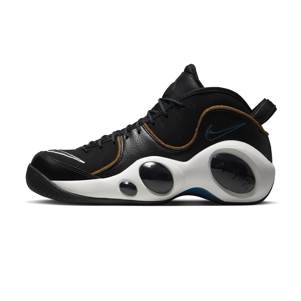 Nike Air ZOOM FLIGHT 95 男鞋黑色避震運動休閒籃球鞋DV6994-001