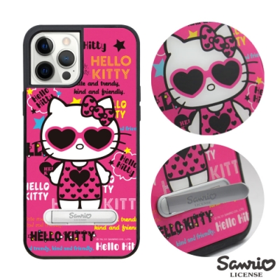 三麗鷗 Kitty iPhone 12 / 12 Pro 6.1吋減震立架手機殼-POP凱蒂