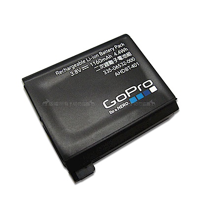 GoPro HERO4 專用攝影機原廠電池 AHDBT-401 (全新密封包裝)