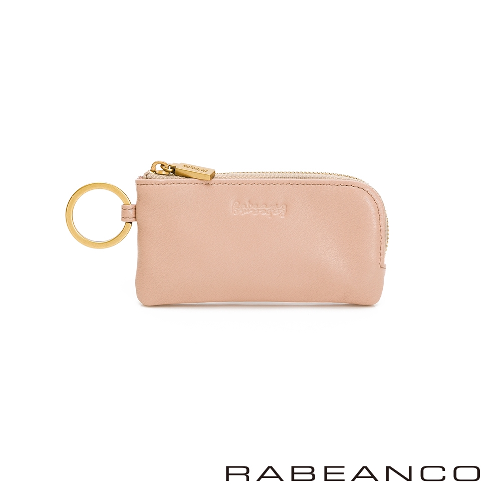 RABEANCO 迷時尚系列鑰匙零錢包 粉紅