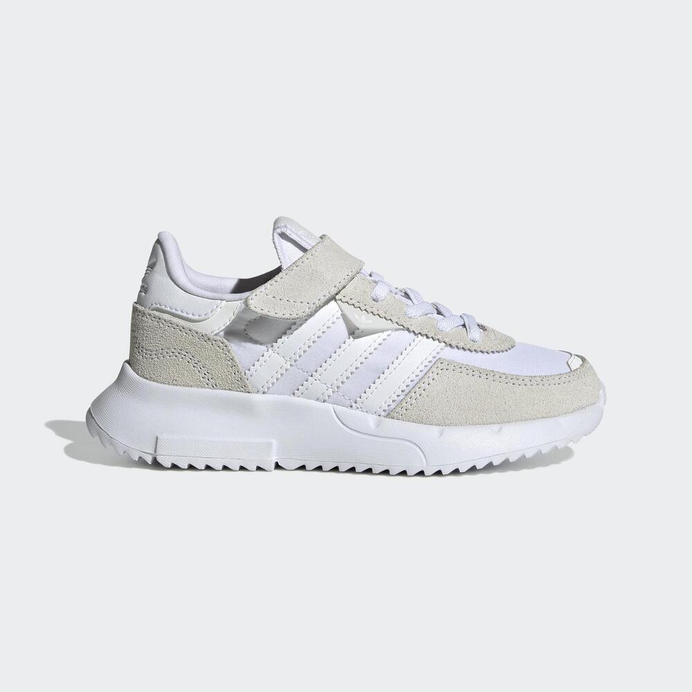 Adidas Retropy F2 CF EL C [GX9068] 中童 休閒鞋 運動 經典 彈性鞋帶 魔鬼氈 白