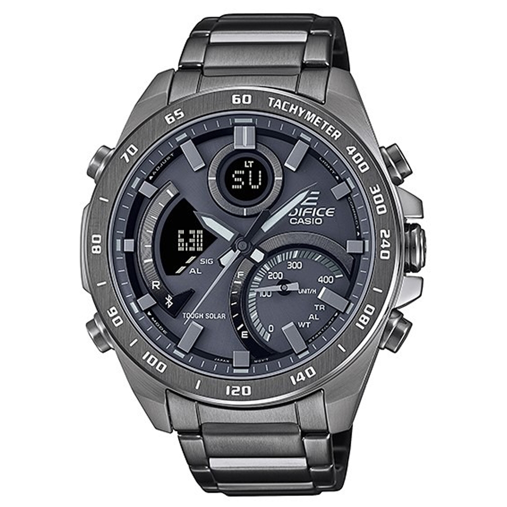 CASIO 卡西歐 EDIFICE 藍牙太陽能賽車錶 ECB-900MDC/48mm