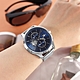 TOMMY HILFIGER / 簡約三眼 兩地時間 日期顯示 米蘭編織不鏽鋼手錶-藍色/44mm product thumbnail 2