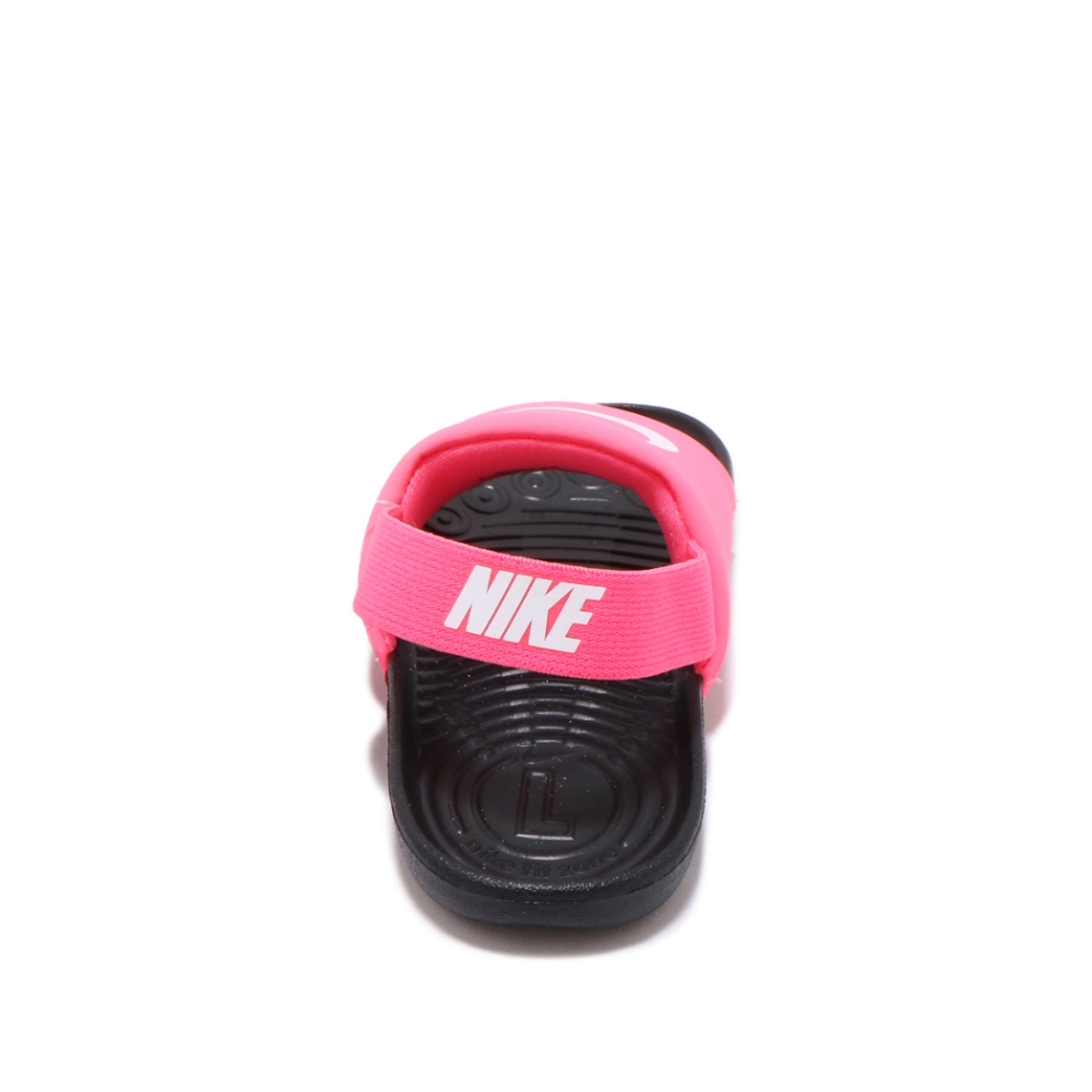 Nike 涼拖鞋Kawa Slide 套腳童鞋輕便舒適大logo 小童穿搭粉白BV1094610 