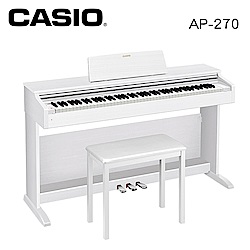 CASIO AP-270 WH 88鍵數位電鋼琴 時尚白色款