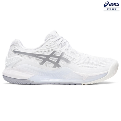 ASICS 亞瑟士 GEL-RESOLUTION 9 女款 溫網配色 寬楦 網球鞋 1042A226-100