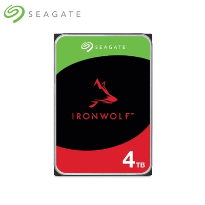 Seagate 那嘶狼 IronWolf 4TB 3.5吋 5400轉 NAS硬碟 含3年資料救援(ST4000VN006)