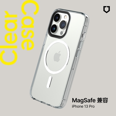 犀牛盾 iPhone 13 Pro(6.1吋) Clear (MagSafe兼容)超強磁吸透明防摔手機殼