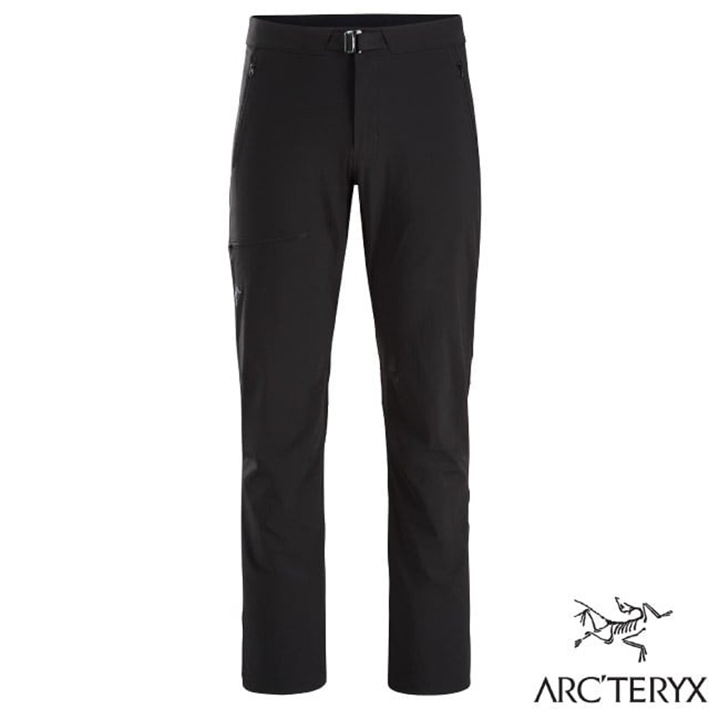 加拿大 ARCTERYX 始祖鳥 男 Gamma 輕量彈性耐磨軟殼長褲.登山健行褲_黑