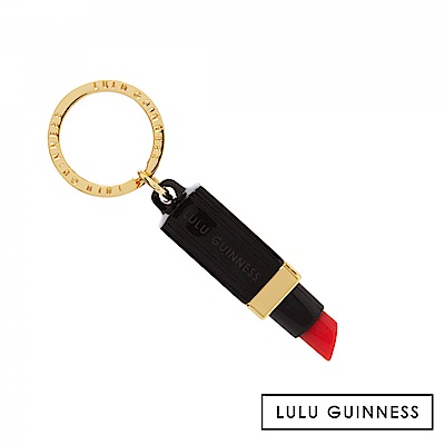 LULU GUINNESS LIPSTICK 鑰匙圈 (紅)