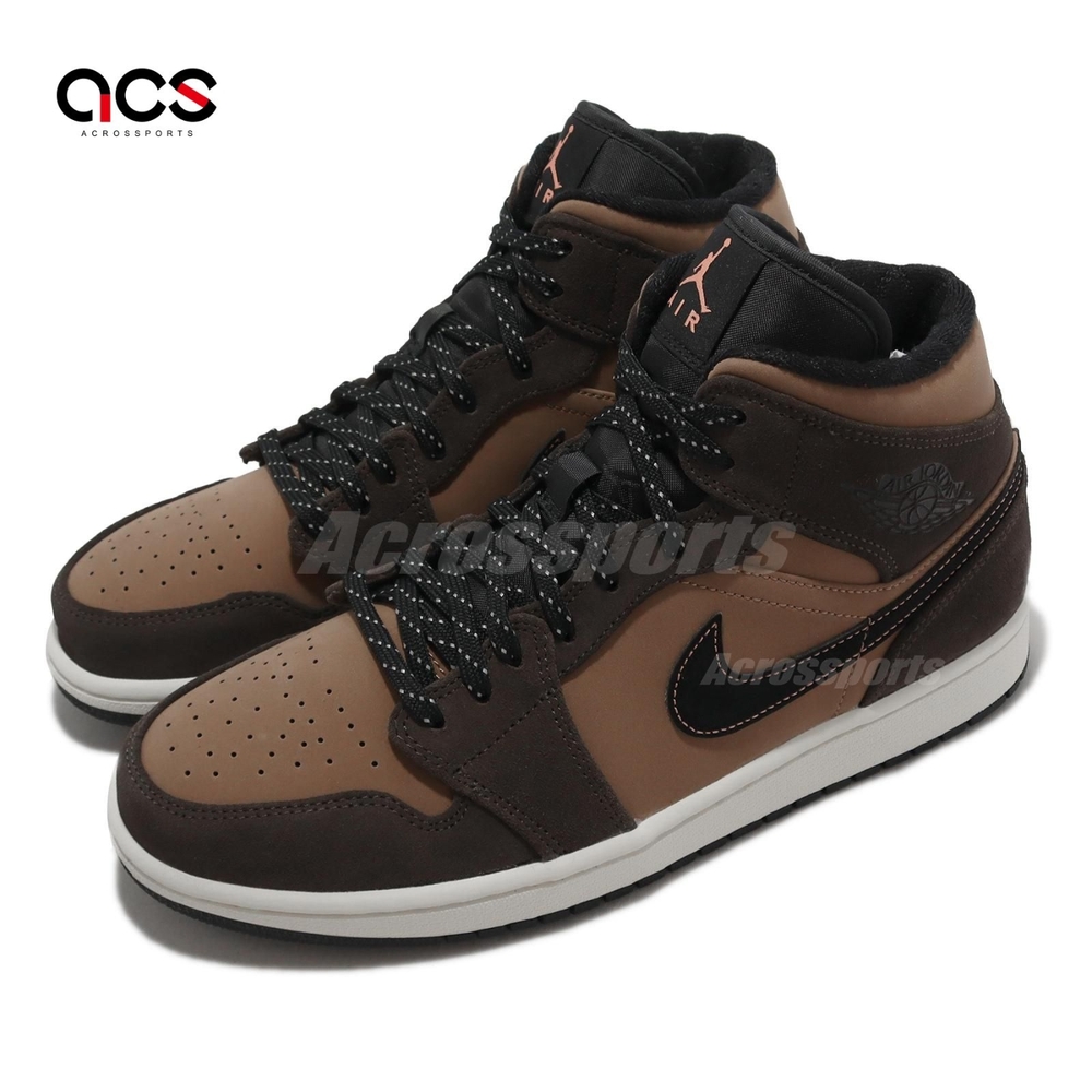 Nike Air Jordan 1 Mid SE 男鞋 摩卡 黑巧克力 喬丹 高筒 AJ1 休閒鞋 DC7294-200