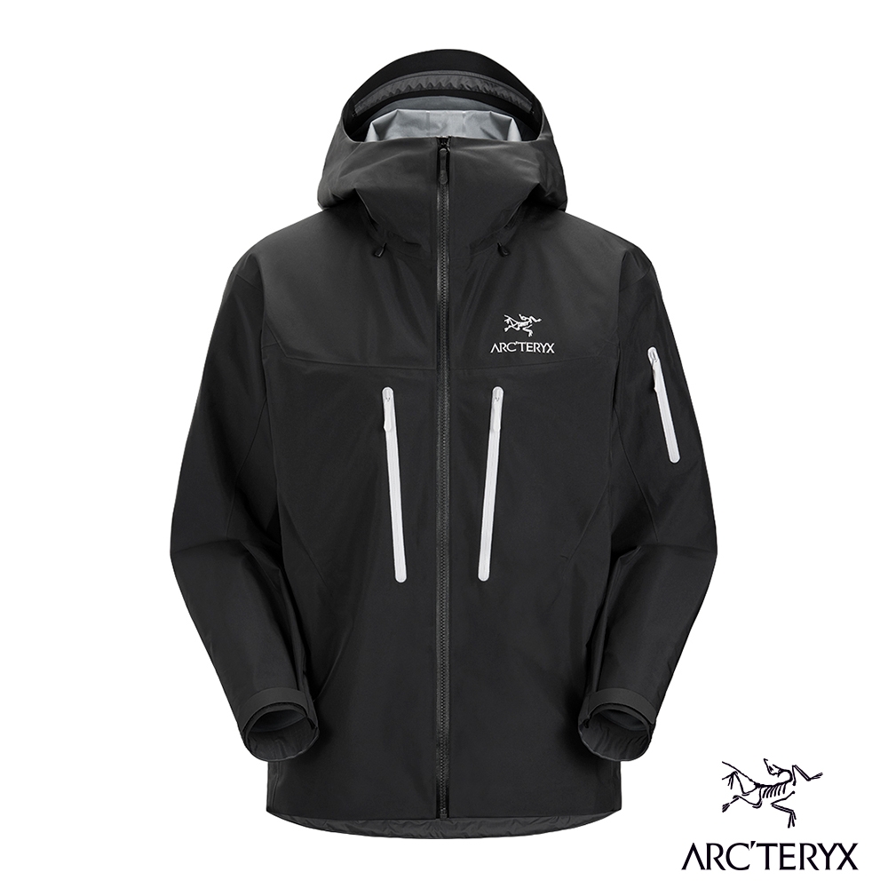 Arcteryx 始祖鳥 男 Alpha SV 防水外套 虎鯨黑