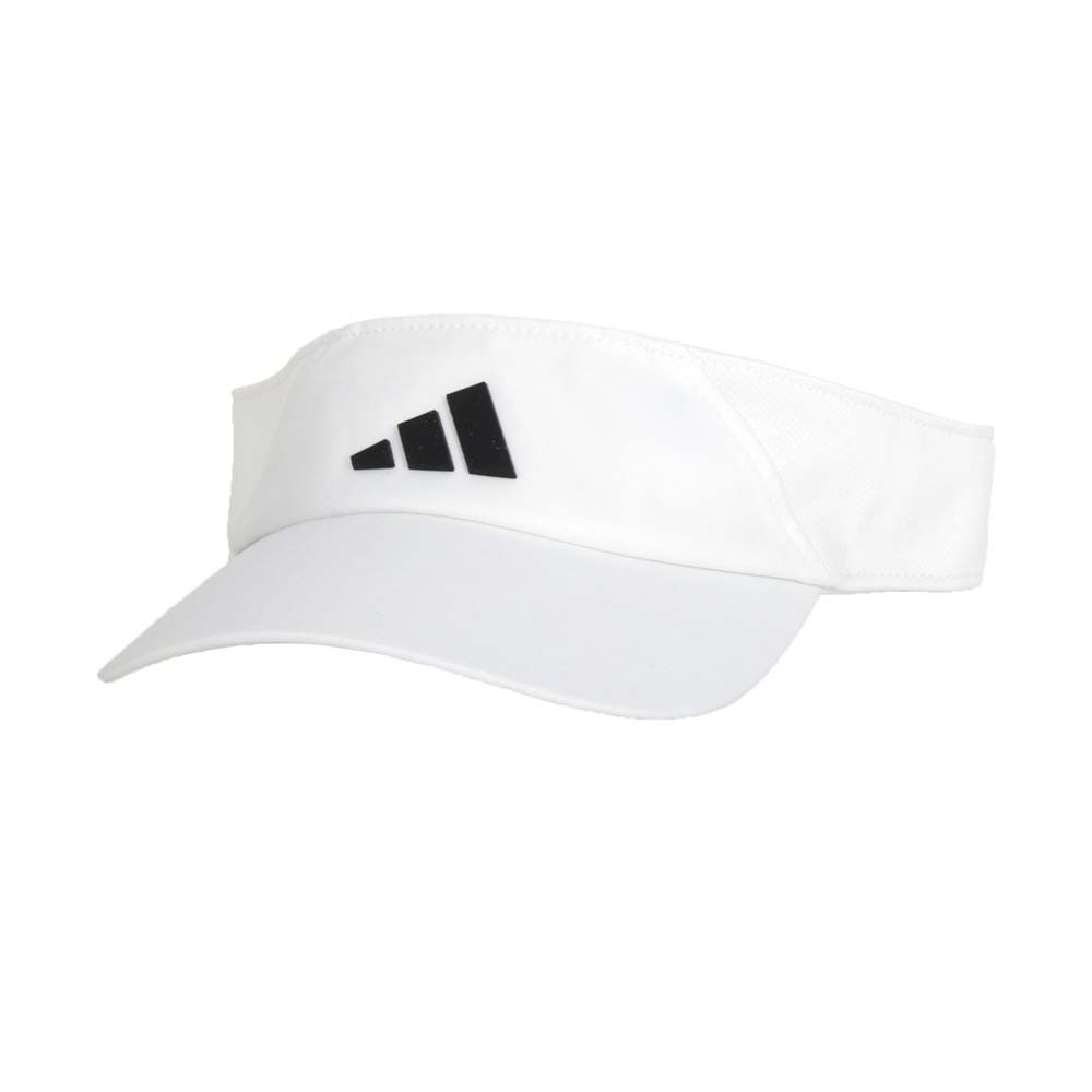 ADIDAS 中空帽-防曬 遮陽 運動 帽子 愛迪達 HT2042 白黑