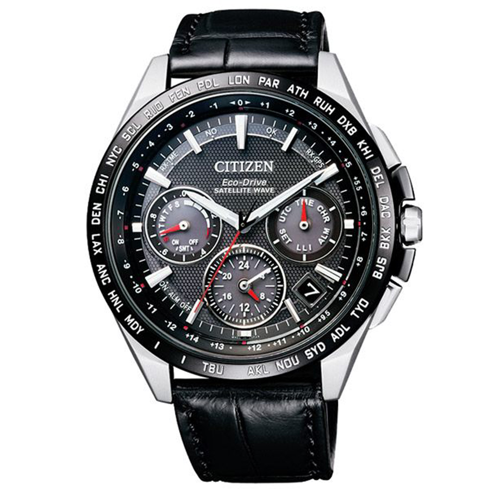 CITIZEN 星辰GPS 宇宙航道衛星對時錶(CC9015-03E)-45mm