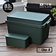 日本like-it 日製多功能直紋耐壓收納箱(附分隔盒1入)-83L-4色可選 product thumbnail 6
