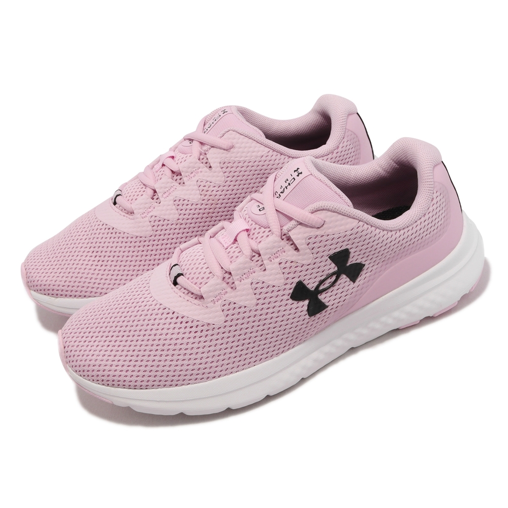 Under Armour 慢跑鞋 Charged Impulse 3 女鞋 粉紅 白 黑 緩震 透氣 運動鞋 UA 3025427600