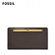 FOSSIL Liza 輕巧型真皮零錢袋長夾-巧克力棕 SL7891900 product thumbnail 1