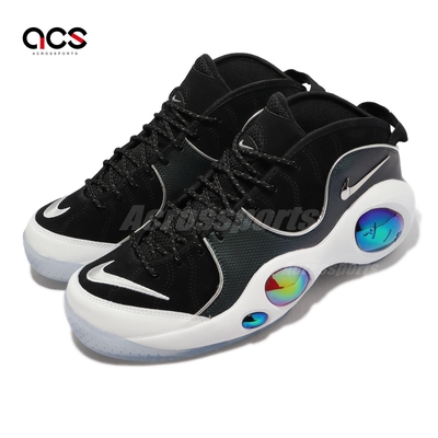 Nike 休閒鞋 Air Zoom Flight 95 男女鞋 黑 昆蟲複眼 Jason Kidd 車輪鞋 DX6055-001