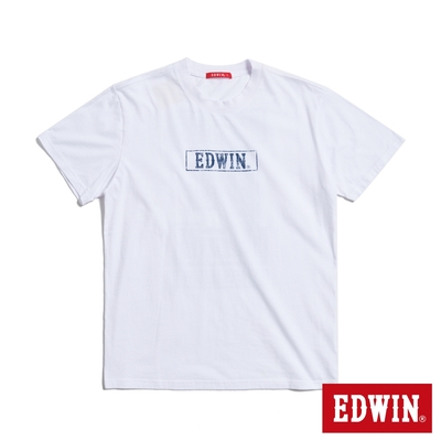 EDWIN 人氣復刻款 3M反光LOGO短袖T恤-男-黑色