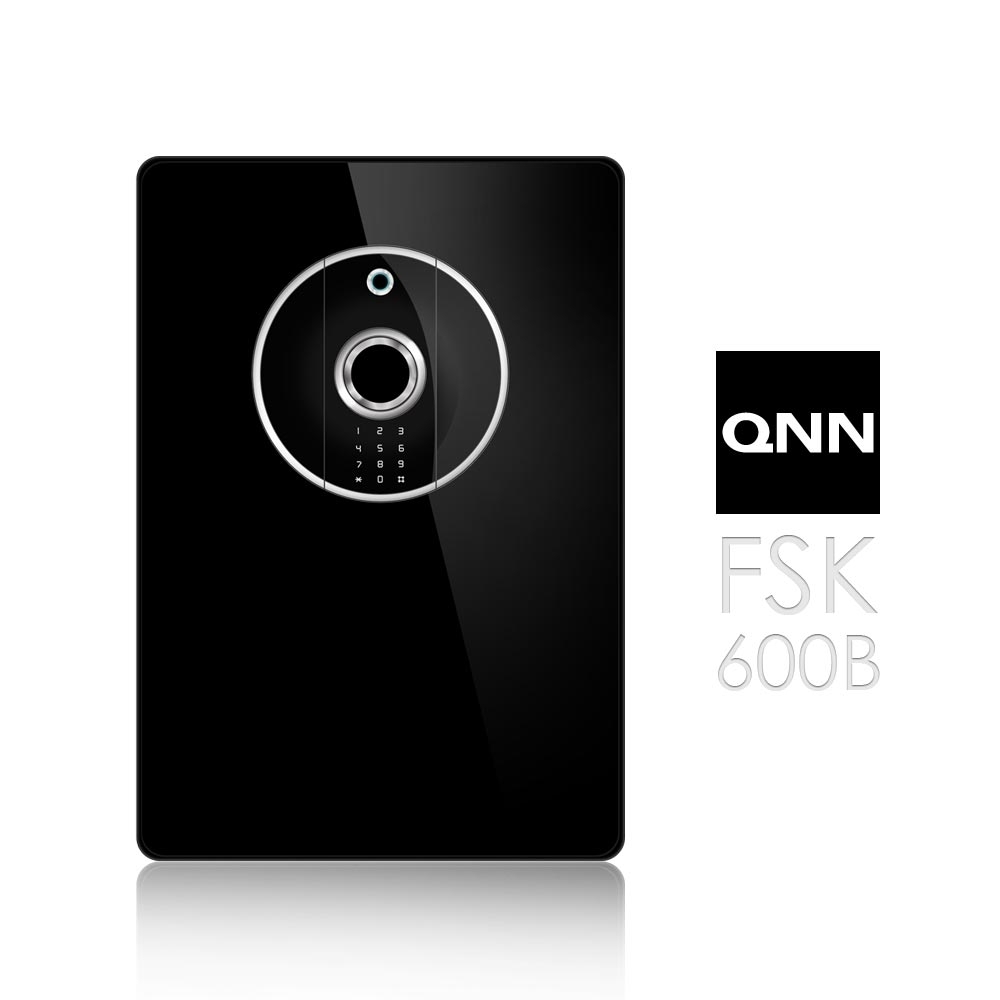 巧能QNN觸控指紋/密碼/鑰匙智能數位電子保險箱FSK-600B