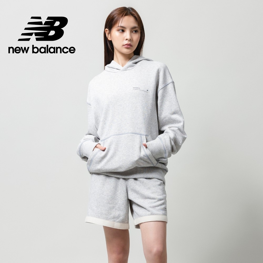 [New Balance]連帽長袖上衣_中性_灰色_UT31552SXY