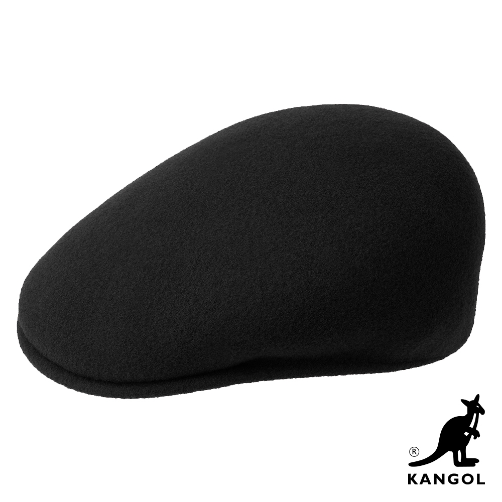 KANGOL-504 WOOL鴨舌帽-黑色