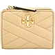 TORY BURCH Kira Chevron 新版雙T標誌小羊皮釦式L拉零袋短夾(裸膚) product thumbnail 1