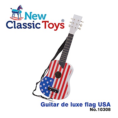 【荷蘭New Classic Toys】幼兒音樂吉他-經典美國 - 10308