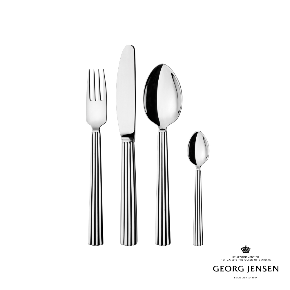 Georg Jensen 喬治傑生 BERNADOTTE 餐具四件組