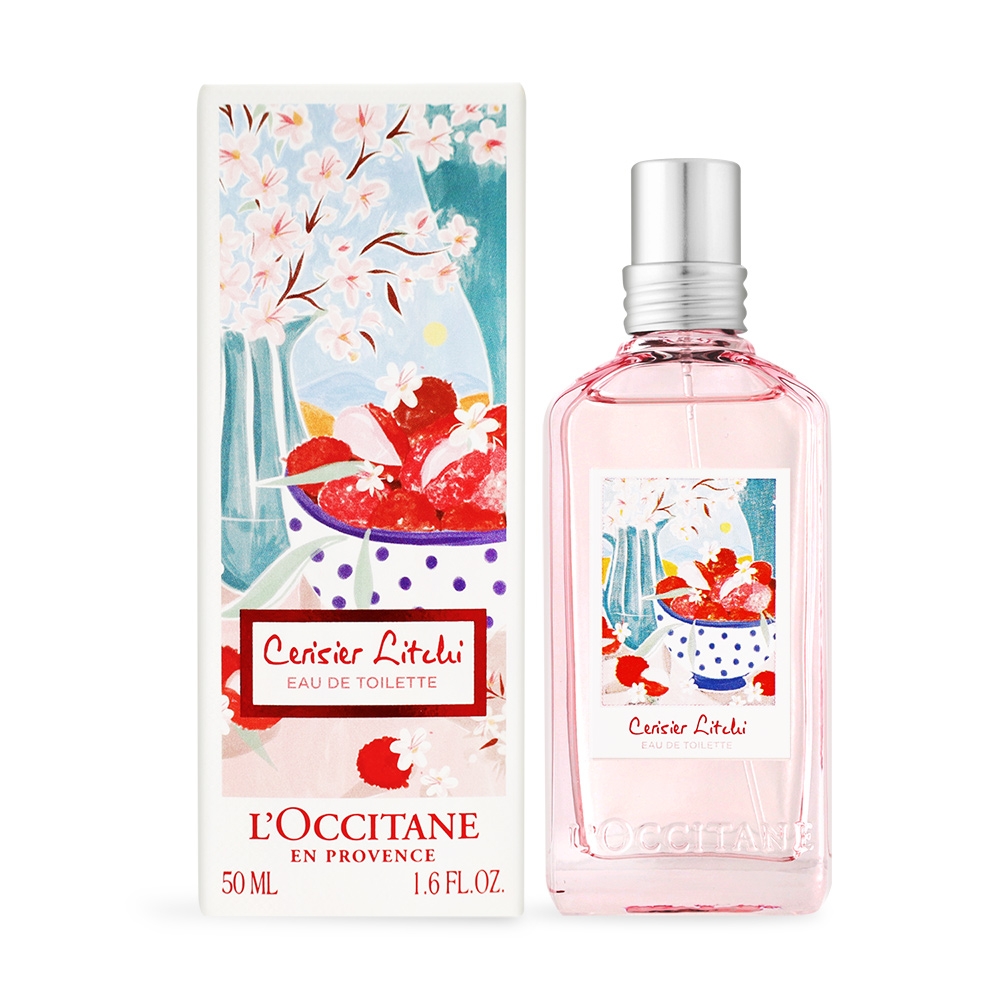 L'OCCITANE 歐舒丹 荔枝櫻花淡香水50ml-公司貨