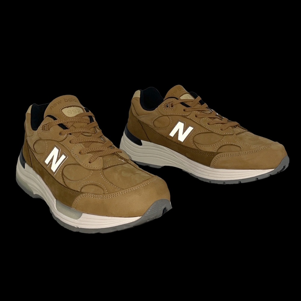 New Balance 休閒鞋992 男鞋土黃棕美製皮革復古緩震NB M992LX-D | 休閒