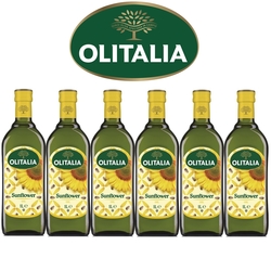 Olitalia奧利塔頂級葵花油禮盒組(1000mlx6瓶)