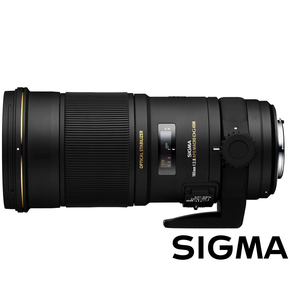 SIGMA 180mm F2.8 MACRO DG OS HSM 1:1微距鏡頭 (公司貨)
