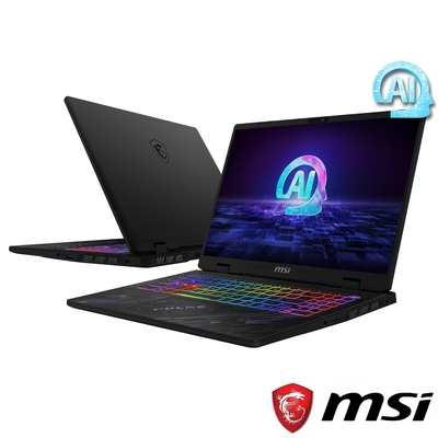 MSI微星 Pulse 16 AI C1VFKG-015TW 16吋 電競筆電(Ultra 9 185H/16G/1T SSD/RTX4060-8G DDR6/Win11)