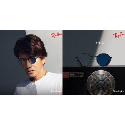 RAY BAN 木村拓哉代言 變色 眼鏡 (黑色) RB3565