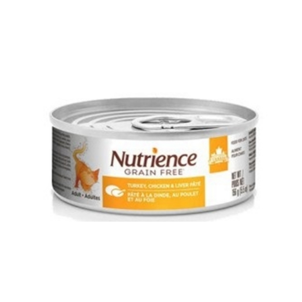 Nutrience紐崔斯無穀養生貓罐-火雞肉+雞肉+雞肝 156g(5.5oz) (NT-C2806)