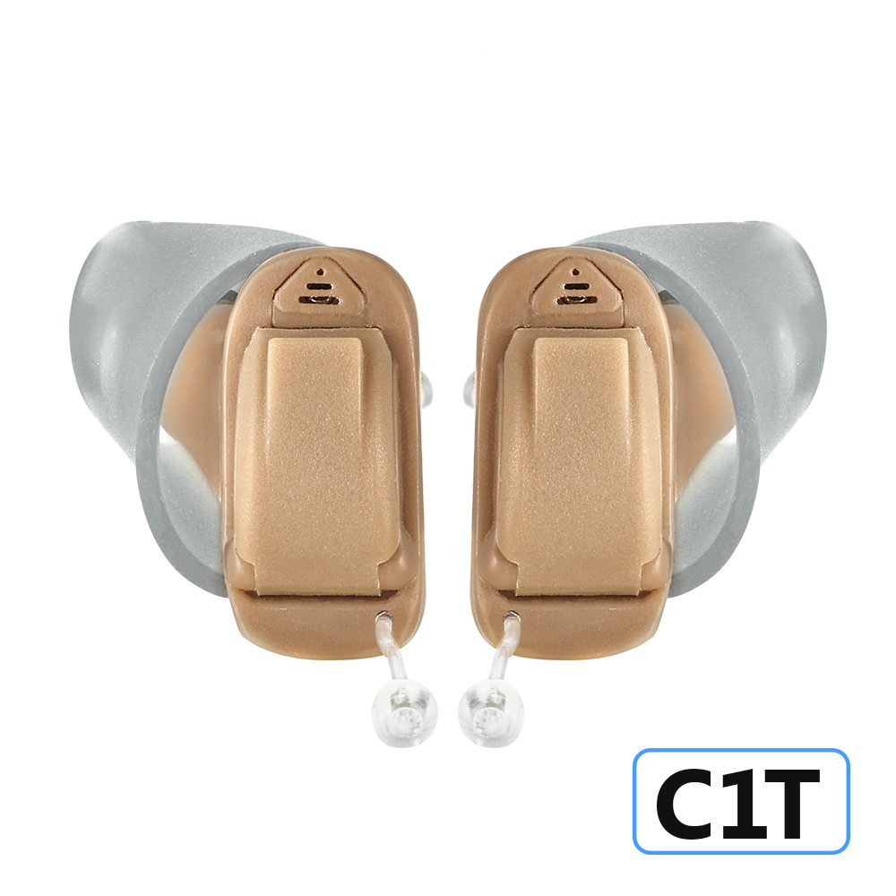 Mimitakara耳寶 數位8頻深耳道式助聽器-雙耳 C1T [輕、中度聽損適用]