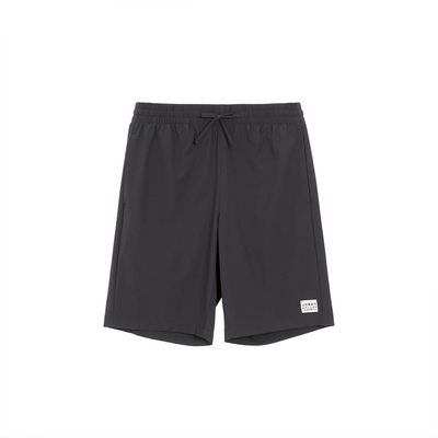 GIORDANO 男裝防潑水彈力短褲 All Day Pants系列 - 40 深灰色