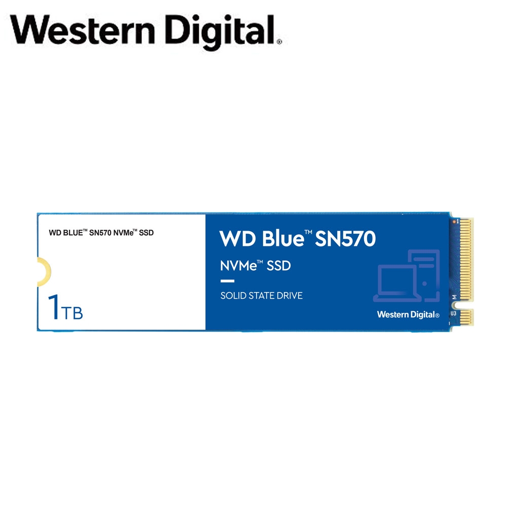 WD 藍標 SN570 1TB NVMe M.2 PCIe SSD