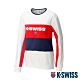 K-SWISS Heritage Round Sweater圓領長袖上衣-女-白 product thumbnail 1