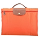 LONGCHAMP Le pliage 折疊尼龍手提筆電包/公事包(橘色) product thumbnail 1