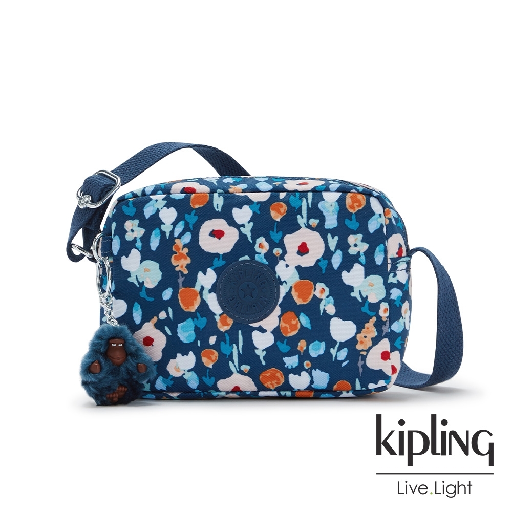 Kipling 牧場彩繪風格簡約造型拉鍊方包-BETHANY