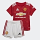 adidas MANCHESTER UNITED 20/21 嬰兒主場足球套裝 童裝 FM4283 product thumbnail 1