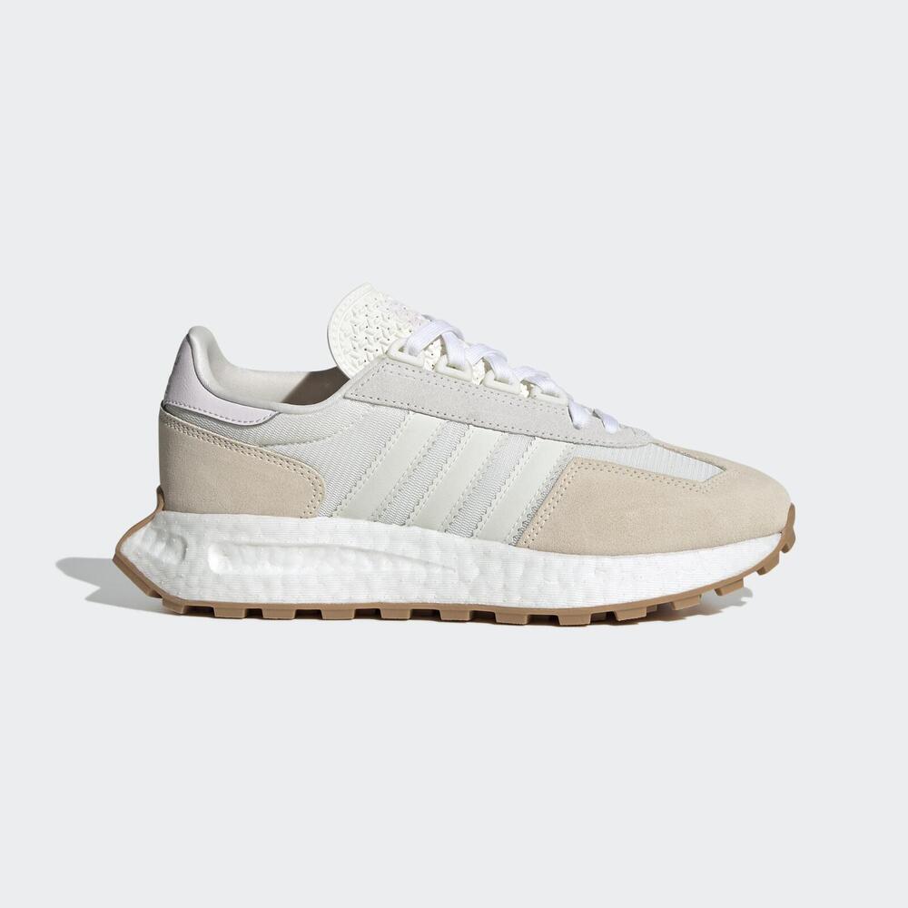 Adidas Retropy E5 W [GW6574] 女 休閒鞋 經典 Originals 復古 麂皮 卡其 米白