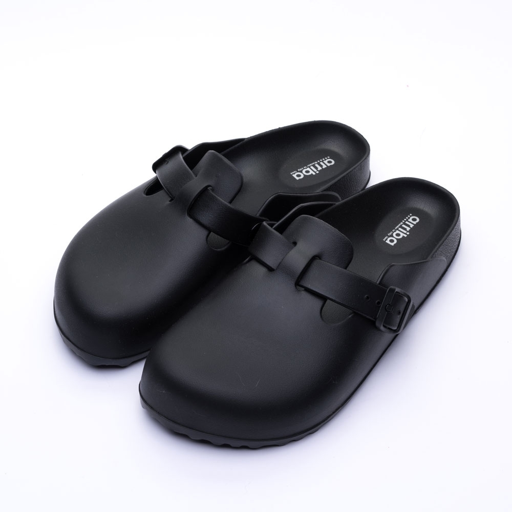 ARRIBA艾樂跑男女鞋-防水系列輕量涼拖鞋-黑(61500)