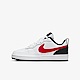 Nike Court Borough Low 2 GS [BQ5448-110] 大童 休閒鞋 運動 皮革 穿搭 白紅黑 product thumbnail 1